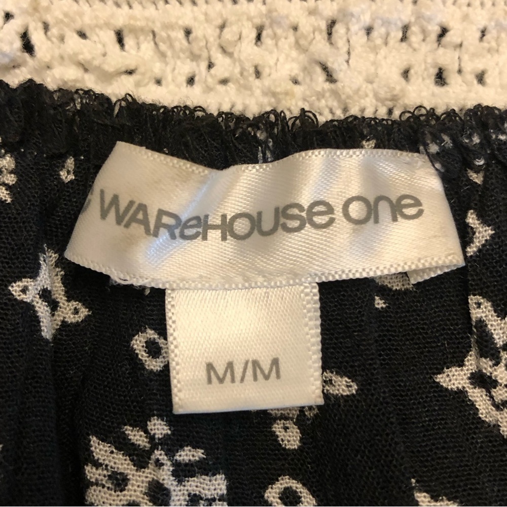 Warehouse One Off Shoulder Peasant Top/Medium - Picture 6 of 6
